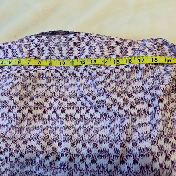 ROBERT GRAHAM 100% cotton size LG purple/white geometric print men’s shirt VGUC - Picture 12 of 12